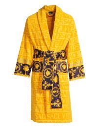 blue and gold versace robe|Versace bathrobe kenya.